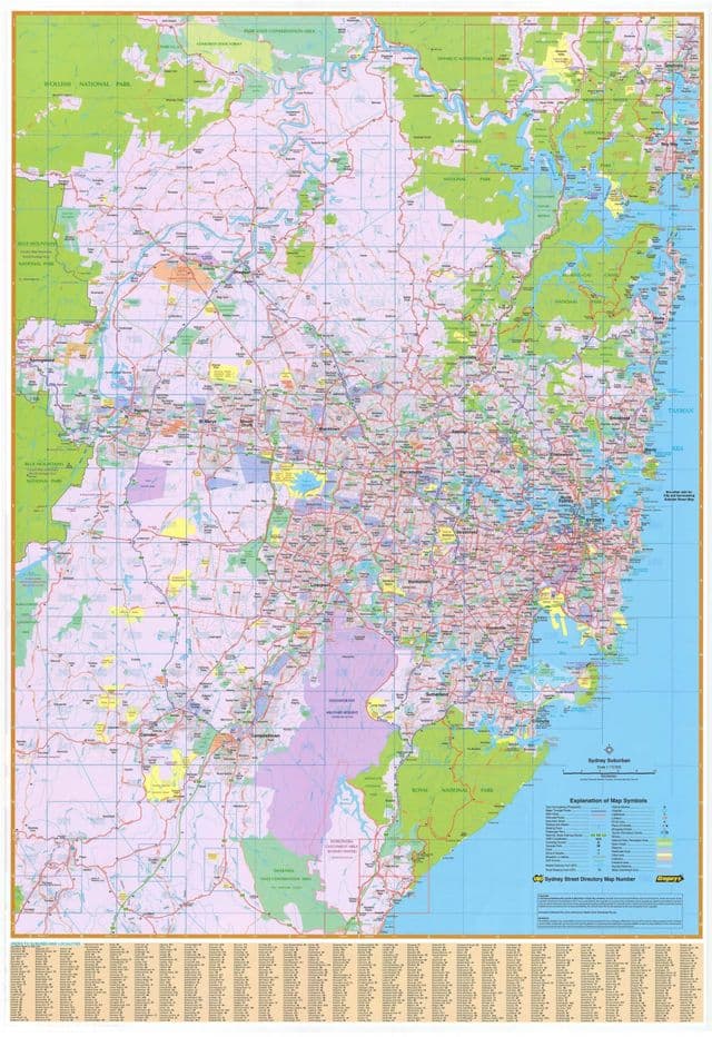 Sydney city map