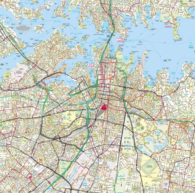 Sydney streets map